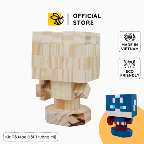 (DIY) Kit Tô Màu Captain American (size s)