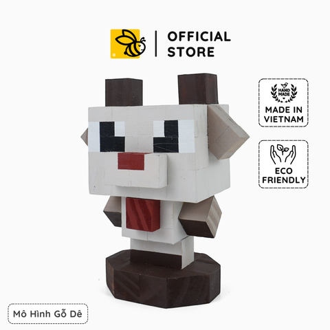 Mô Hình Gỗ 12 Con Giáp Mùi (Dê)