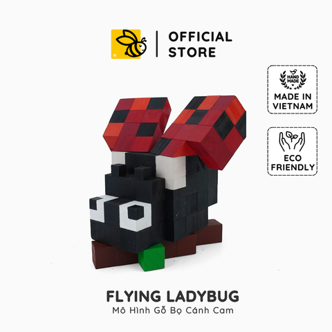 Mô Hình Gỗ Flying Ladybug (Art Toy)