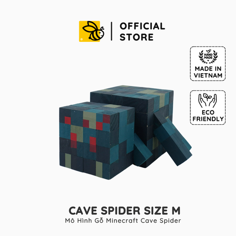 Mô Hình Gỗ Nhện (Art Toy)