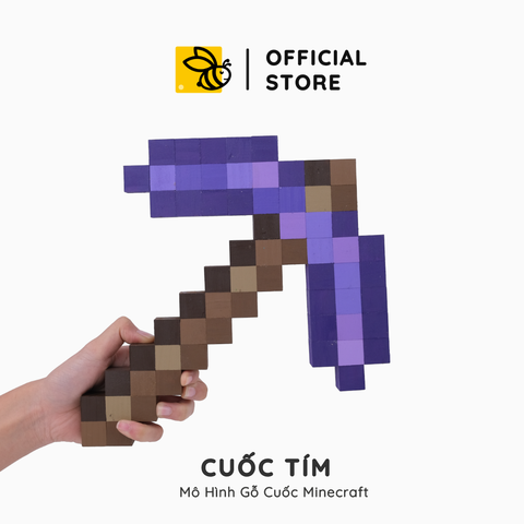 Mô Hình Gỗ Minecraft Pickaxe (Cuốc Nether)