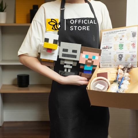 p4. KIT Tự Làm 2 Mô Hình Nhân Vật Minecraft (A2)