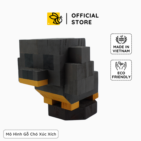 Mô Hình Gỗ Chó Xúc Xích (s)