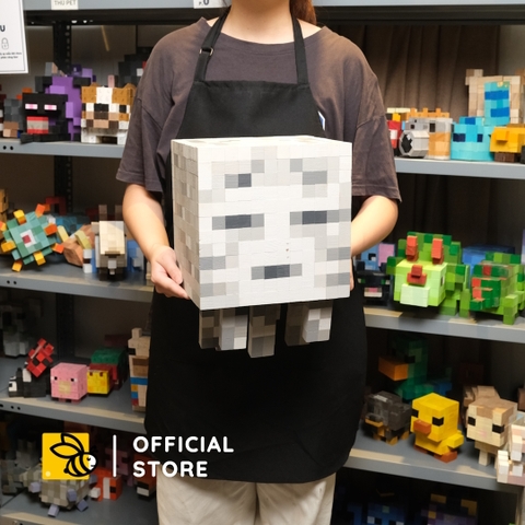 Mô Hình Gỗ Bigsize Minecraft Ghast (Art Toy)