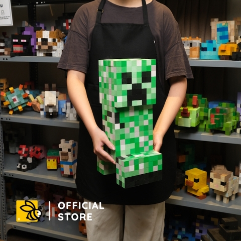 Mô Hình Gỗ Bigsize Minecraft Creeper (Art Toy)