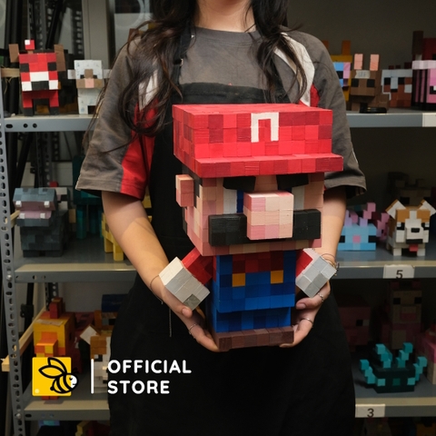 Mô Hình Gỗ Bigsize Mario (Art Toy)