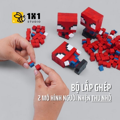 Bộ Lắp Ghép 2 Người Nhện Spiderman (Thu Nhỏ)