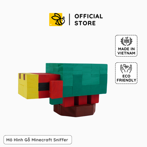 Mô Hình Gỗ Minecraft Sniffer (size s)