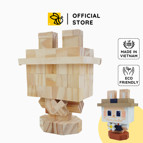 (DIY) Kit Tô Màu Mô Hình Labubu Daisy