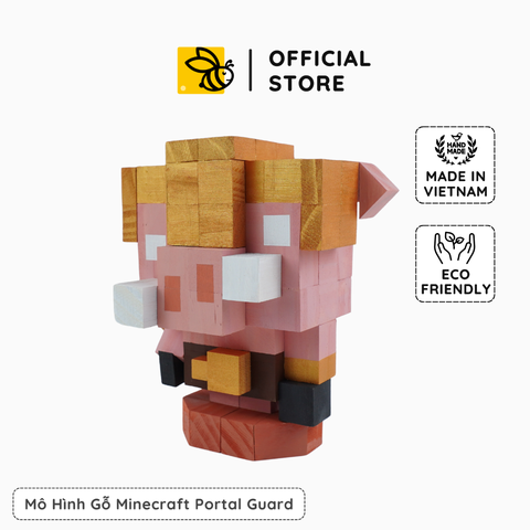 Mô Hình Gỗ Minecraft Portal Guard (size s)