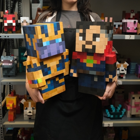 Mô Hình Gỗ Bigsize Thannos (Art Toy)