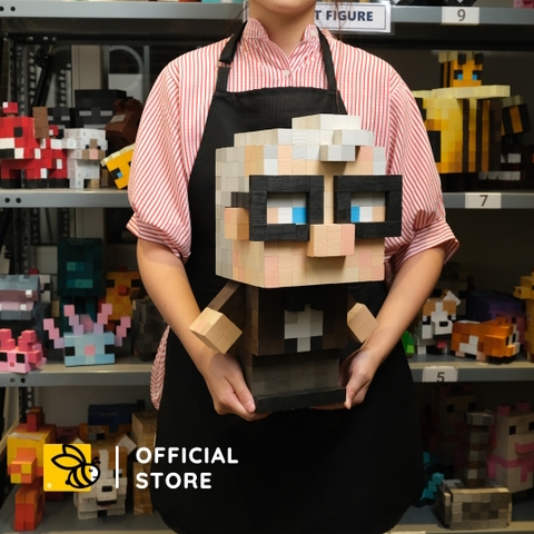 Mô Hình Gỗ Oldman Carl - Up Movie (Bigsize)