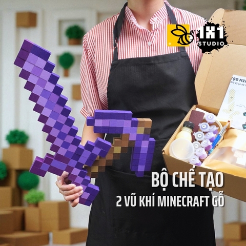 Bộ Chế Tạo 2 Trang Bị Minecraft Netherite