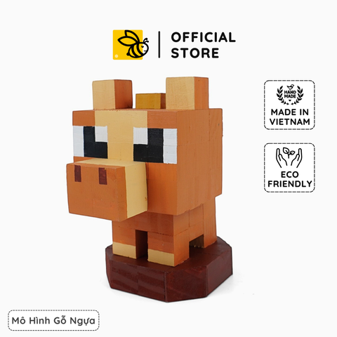 Mô Hình Gỗ 12 Con Giáp Ngọ (Ngựa)