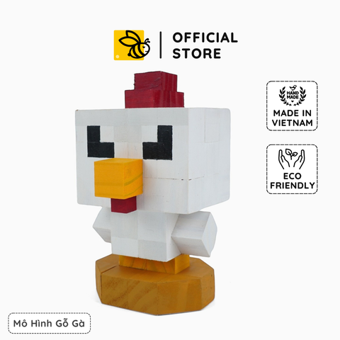 Mô Hình Gỗ 12 Con Giáp Dậu (Gà)