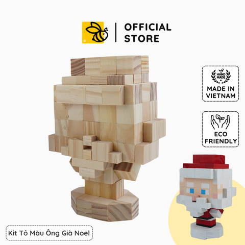 (DIY) Kit Tô Màu Ông Già Noel