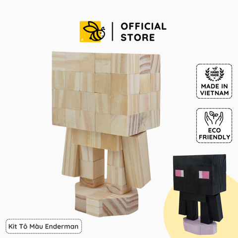 (DIY) Kit Tô Màu Minecraft Enderman (size s)