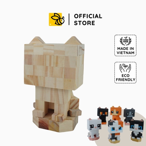 p5 - Kit Tự Tô Màu Mô Hình Mèo (6 in 1) | C1