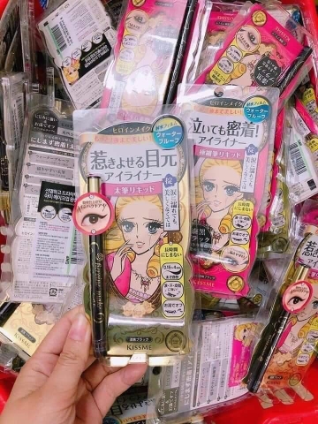 Bút kẻ mắt Kiss Me Heroine màu đen, màu nâu