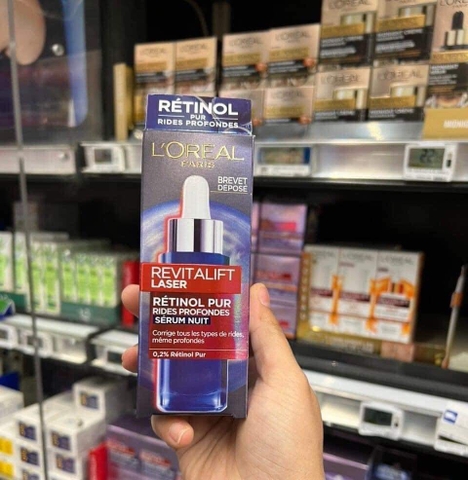 Serum dưỡng da chống lão hóa của Loreal Revitalift Laser Retinol Pháp