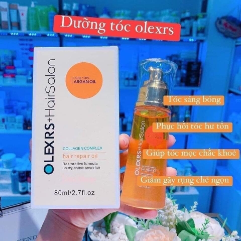 Dầu Dưỡng Tóc Olexrs+Hairsalon Collagen Complex Hair Repair Oil 80ml