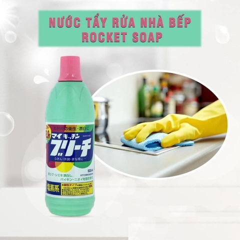 Nước tẩy rửa nhà bếp Rocket 600ml Nhật Bản