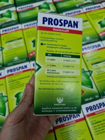 Siro trị ho Prospan Đức 100ml