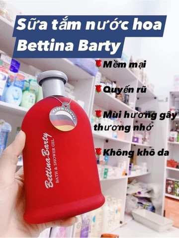 Sữa tắm nước hoa Đức Redline Bettina Barty 500ml màu đỏ