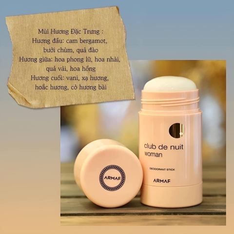 Lăn Nách Armaf Club De Nuit For Women 75g dành cho nữ