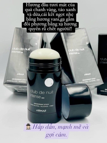 Lăn nách Armaf Club De Nuit Intense Man 75ML dành cho nam