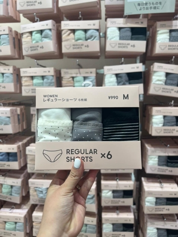 Sét 6 chiếc quần chíp GU chính hãng Nhật Bản