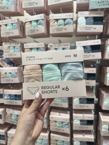 Sét 6 chiếc quần chíp GU chính hãng Nhật Bản