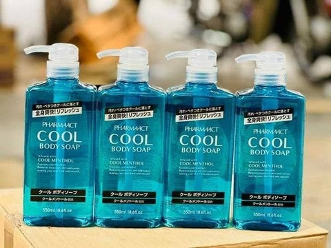 Sữa Tắm Cho Nam Cool Body Soap Pharmaact Nhật Bản