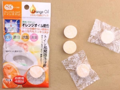 Sét 4 viên vệ sinh toilet Sanada 10gr Nhật Bản