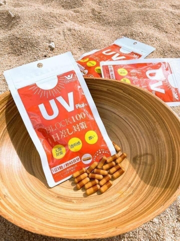 Viên chống nắng UV PLUS BLOCK 100 túi 45 viên