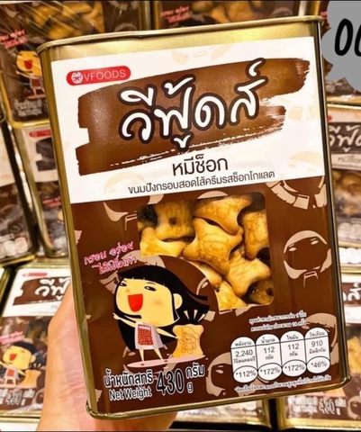 Bánh gấu Thái Lan thùng 500gr