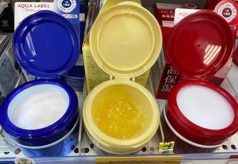 Kem dưỡng chống lão hóa Aqualabel 5 in 1 màu đỏ 90gr