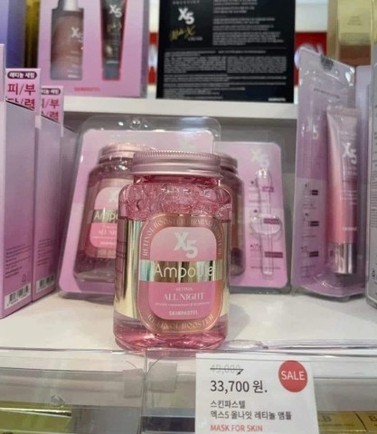 Tinh chất ủ bóng da Ampoule retinol X5 Hàn Quốc