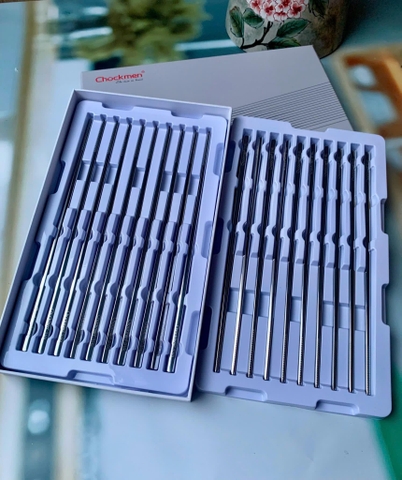 Set 10 đôi đũa inox 316 Chockmen