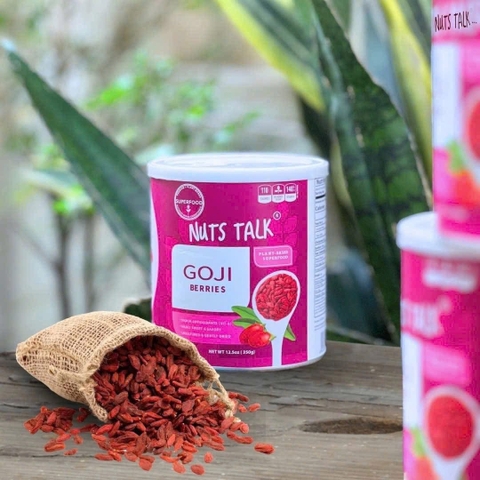 Kỷ tử đỏ Nuts Talk hàng nhập khẩu chính ngạch hộp 350gr