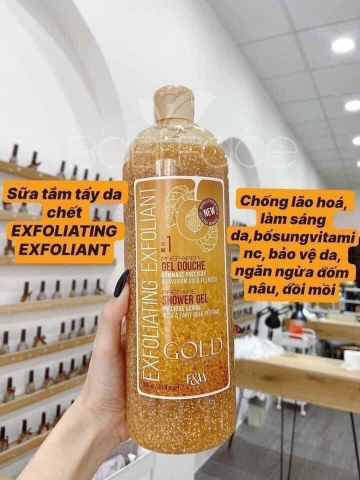 Sữa tắm trắng da tẩy tế bào chết Exfoliating Pháp (TH)