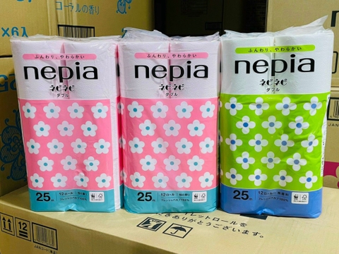 GIẤY VỆ SINH CAO CẤP NEPIA NHẬT BẢN LỐC 12 CUỘN