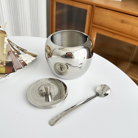 Hũ gia vị quả táo OYATTON INOX 316 OYT22