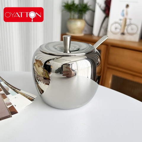 Hũ gia vị quả táo OYATTON INOX 316 OYT22