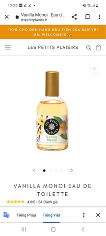 Nước hoa Les Petits Plaisirs