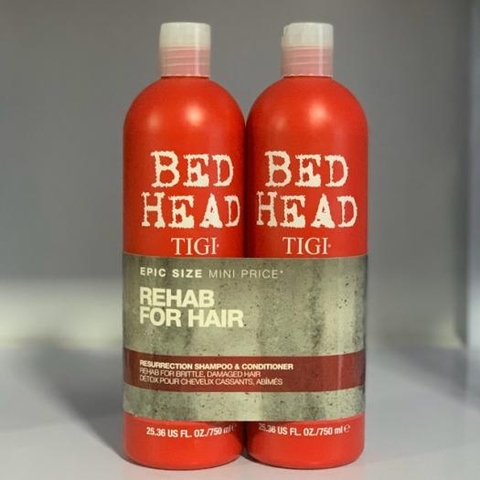 Bộ dầu gội xả Tigi Bed Head đỏ phục hồi cấp độ 3