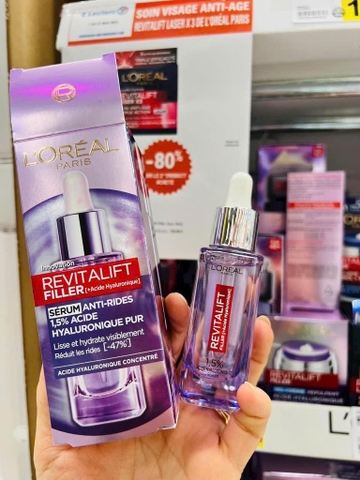 Serum L'oreal Paris Revitalift HA 30ml màu tím của Pháp
