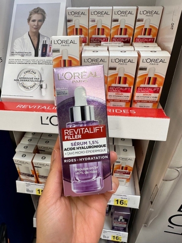 Serum L'oreal Paris Revitalift HA 30ml màu tím của Pháp