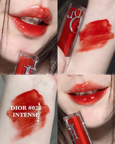 Son dưỡng Dior màu 028 đỏ cam full 6ml