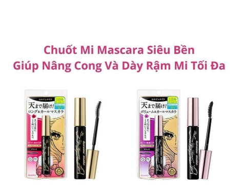 Mascara Chuốt Mi Làm Cong Mi, Chống Lem, Chống Trôi Hiệu Quả Kissme Heroine Mascara Advance Film 6g